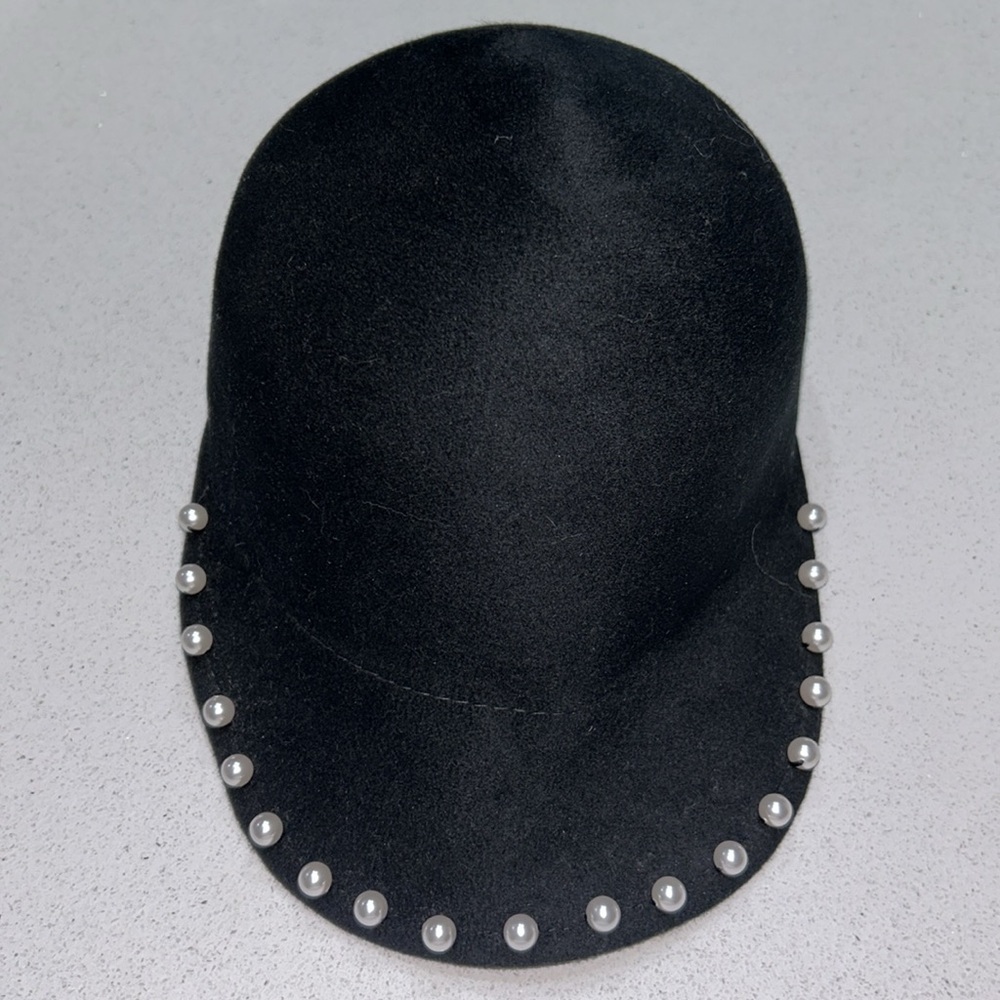 Eugenia Kim Black with Pearls Hat